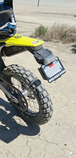 Husqvarna license plate mount