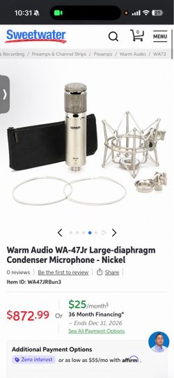 Warm Microphone