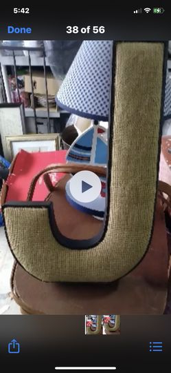 The Letter J Decorative 