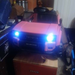 Pink Toyota Truck Electric Ride On Toy 