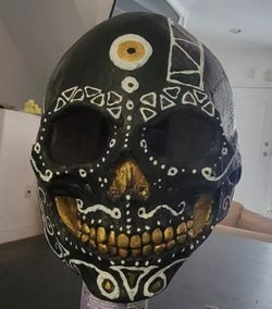 Day or the dead halloween latex skull masks