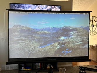 Outdoor Theater Setup W/Sony Speaker & Projector