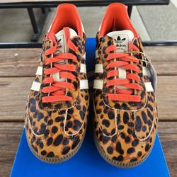 Adidas Samba OG Red Leopard 
