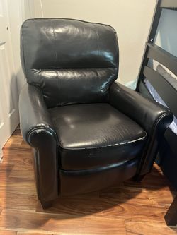 Black/Brown Recliner Chair