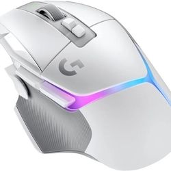 Logitech G502 X Plus Wireless Gaming Mouse - LIGHTSPEED Optical, LIGHTFORCE Switches, LIGHTSYNC RGB, HERO 25K Sensor for PC/Mac - White