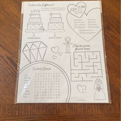 Wedding Coloring Page