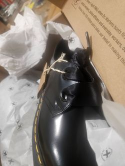 Dr. Martens Black Leather Molly
