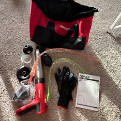 Populo Cordless Toilet Plunger with Accessories