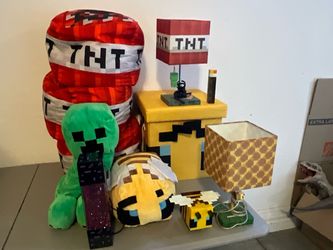 Minecraft bedroom decor