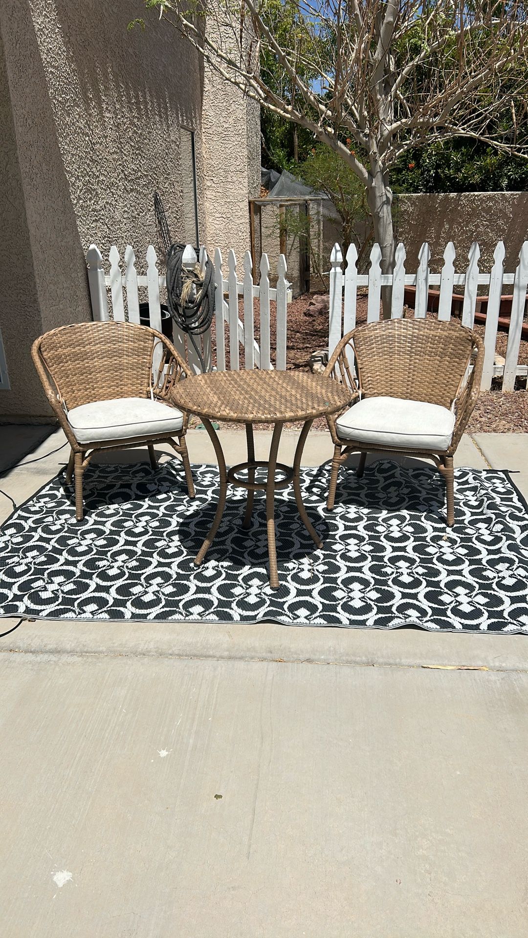 Patio Set And Rug