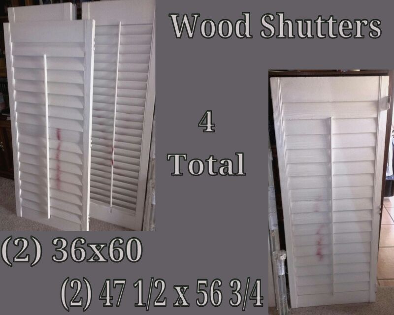 Wood shutters