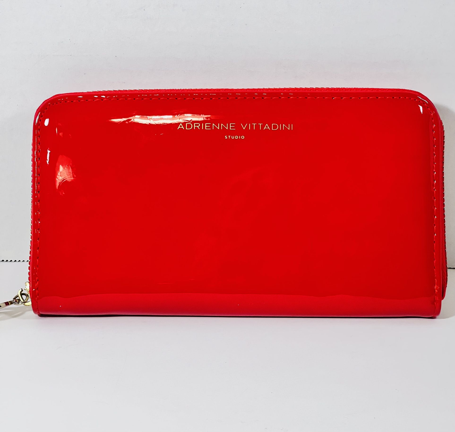 Adrianne Vittadini red glossy wallet