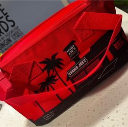 Limited Edition Red Trader Joe’s Mini Insulated Tote Bag
