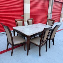 72inch marble top dining set