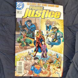 Vintage DC Comic Young Justice "A Life In The Day Of "