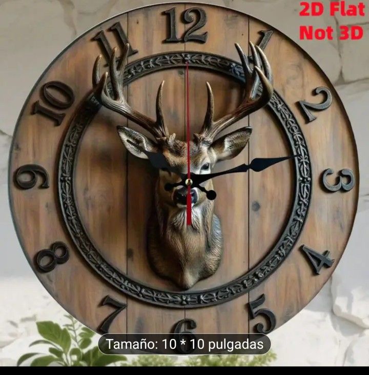Vendo Reloj Para Adorno De Caza Venado