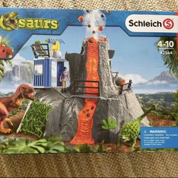 Schieich Dinosaur Volcanic Explosion 