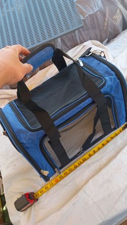 Blue Soft-Sided Pet Carrier-for very small dogs or cats-New.
