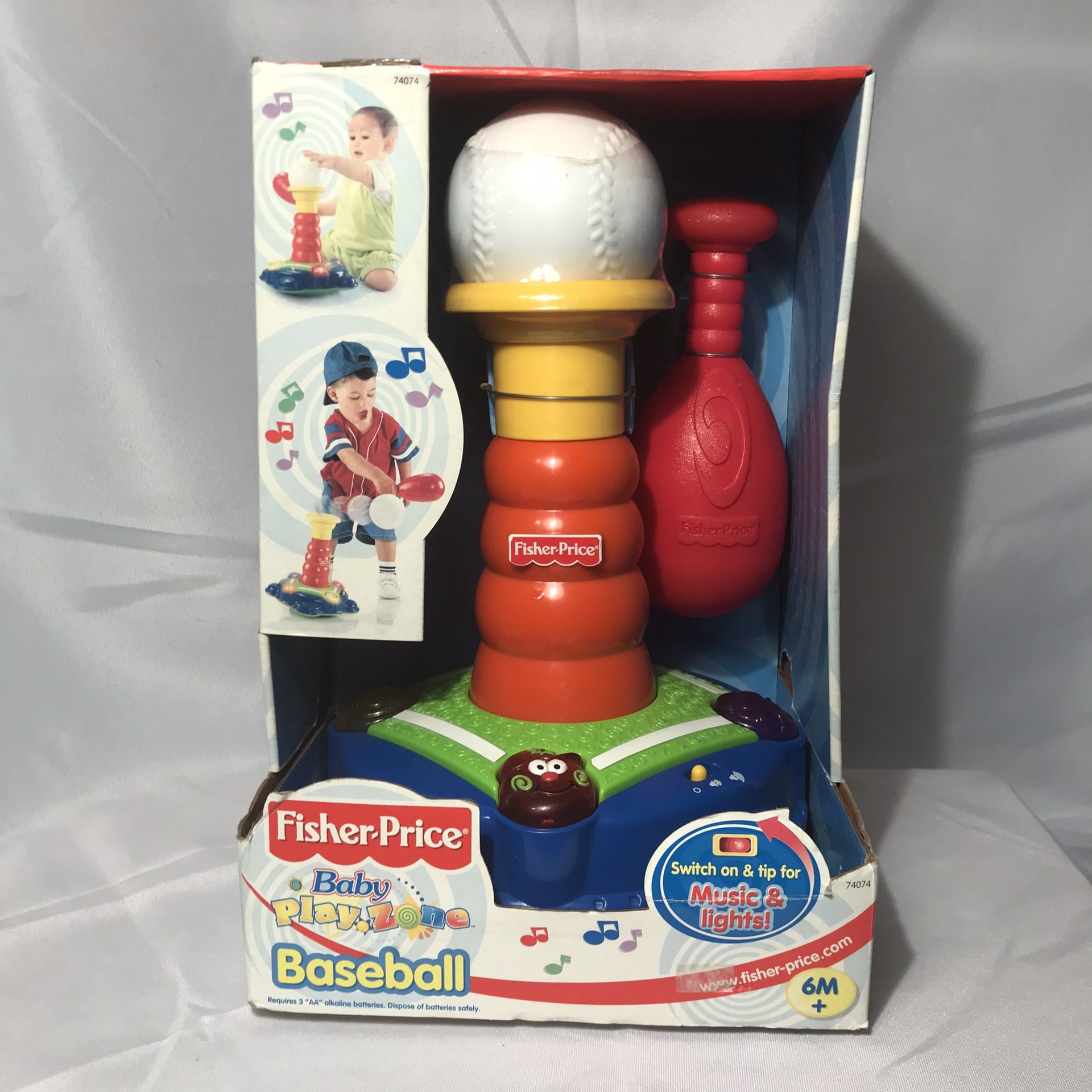 Fisher Price BABY PLAYZONE Baseball 74074 Motor Skills Social Stimulate RARE NOS - Brand New