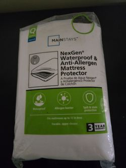 QUEEN WATERPROOF ANTI ALLERGEN MATTRESS PROTECTOR.