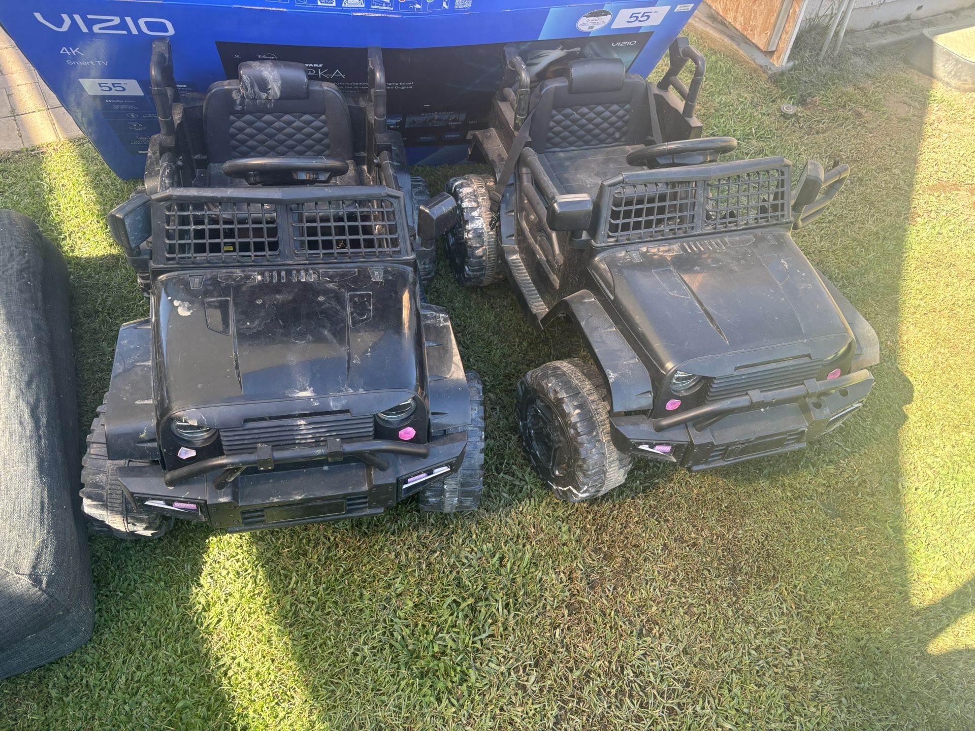 2 Jeeps Power Wheels