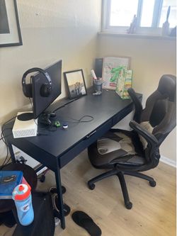 Blue desk