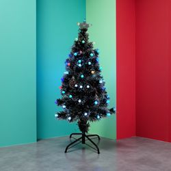 3ft White Tips Pre Lit Xmas Tree 