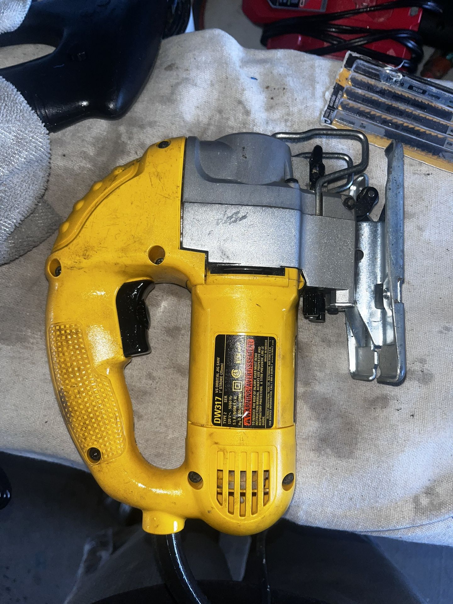 Pawn America Dewalt Amp Corded Jig Saw Kit DeWalt DW317 Amp Corded