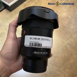 Sony FE 16-35mm F2.8 GM Wide Angle Zoom Lens
