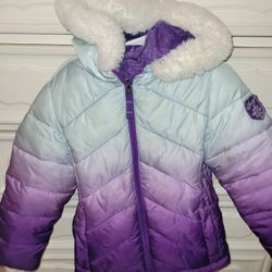 Girls Size 6 Ski Jacket & HAT