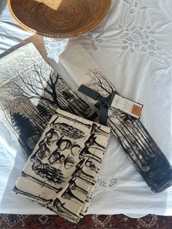 John Derian Table Runner and Dish Towel Set