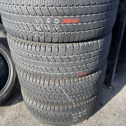 265/60/20 Used Tires 265-60-20 Llantas Usadas