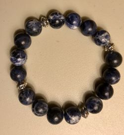 Bark Blue & White Pray Bracelet