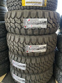 ✔️📲Lt285/70:17 vendo set de llantas nuevas Armohero granutarmor mt