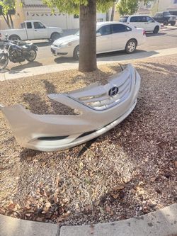 2011–2014 Hyundai Sonata Front Bumper Cover OEM (with Grille)