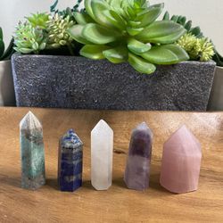 5 Piece Crystal Tower Collection 