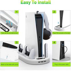 Ps5 Cooling Standing Station With Charging (Original Is 29.99)