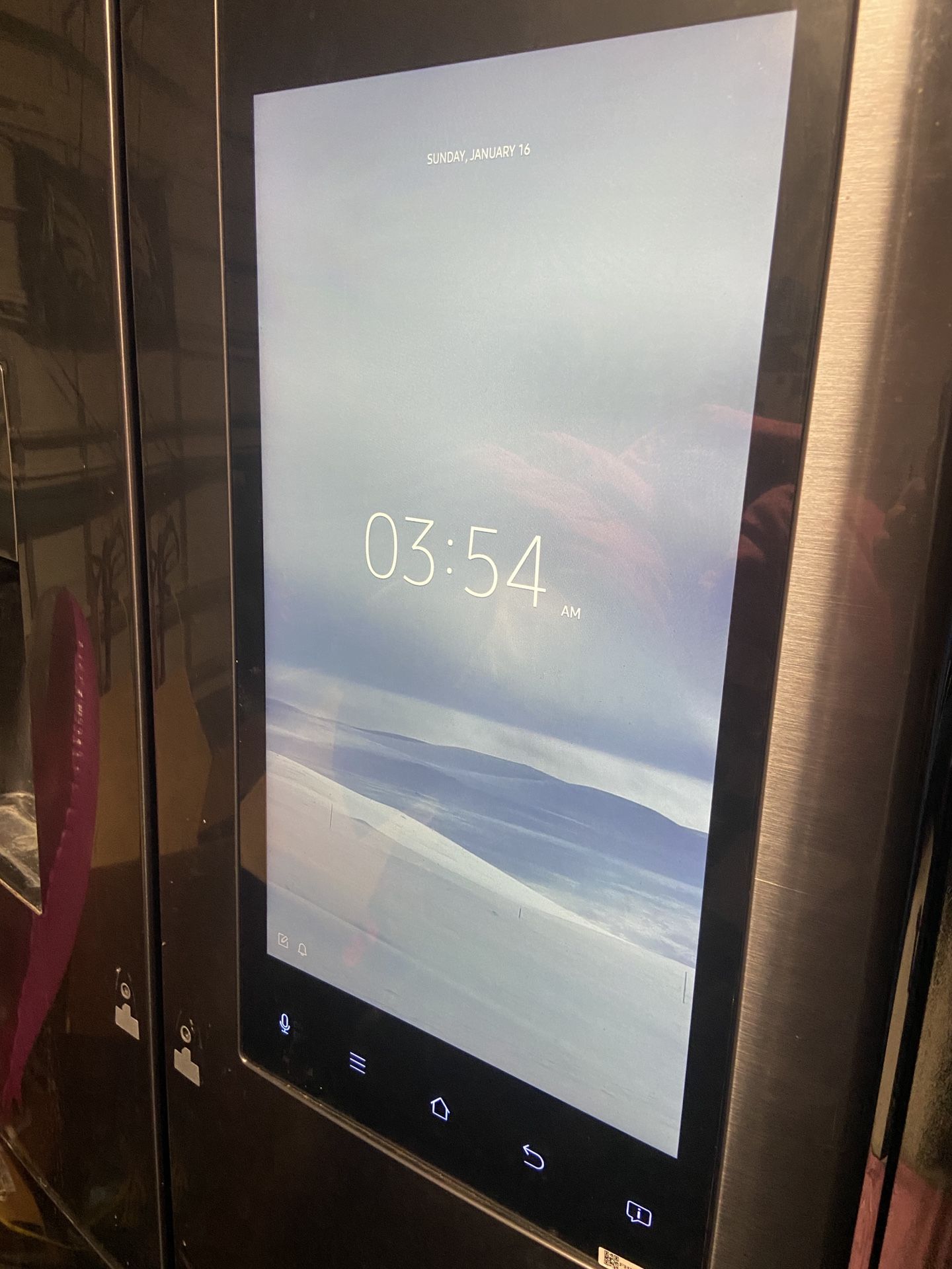 Samsung Touchscreen Fridge