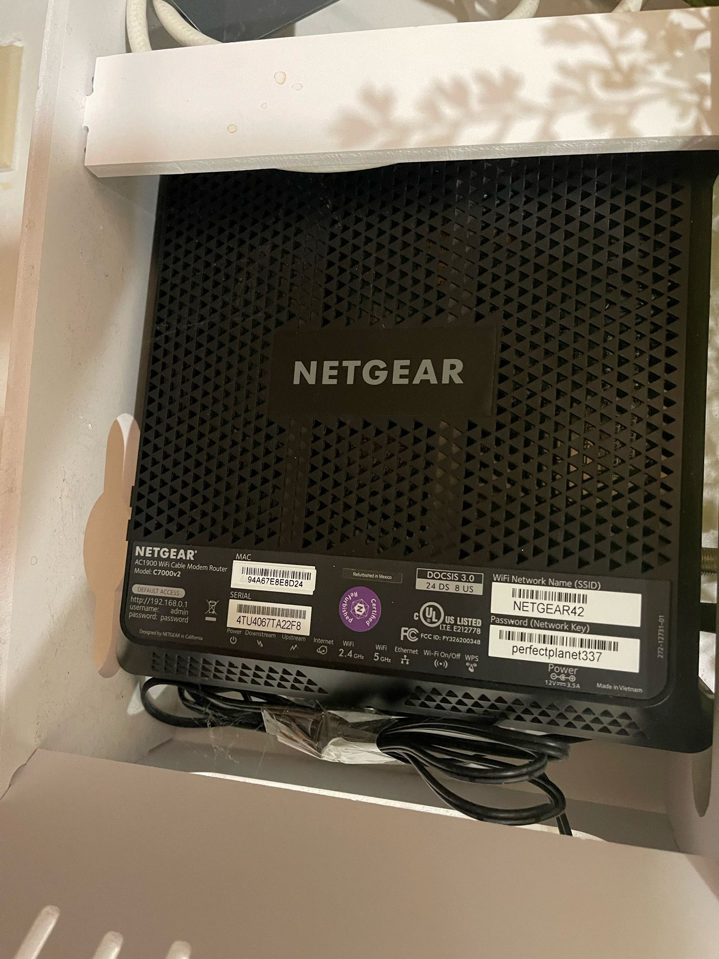 Netgear Modem / Router Combo