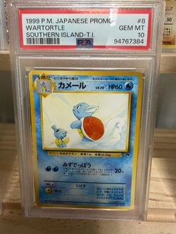Pokemon Wartortle 1999 P.M. JAPANESE PROMO PSA 10