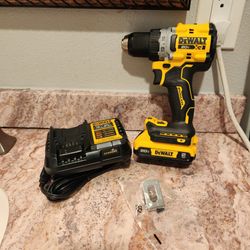 New Dewalt drill with new battery and charger firm price