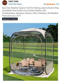 Pop up bubble tent