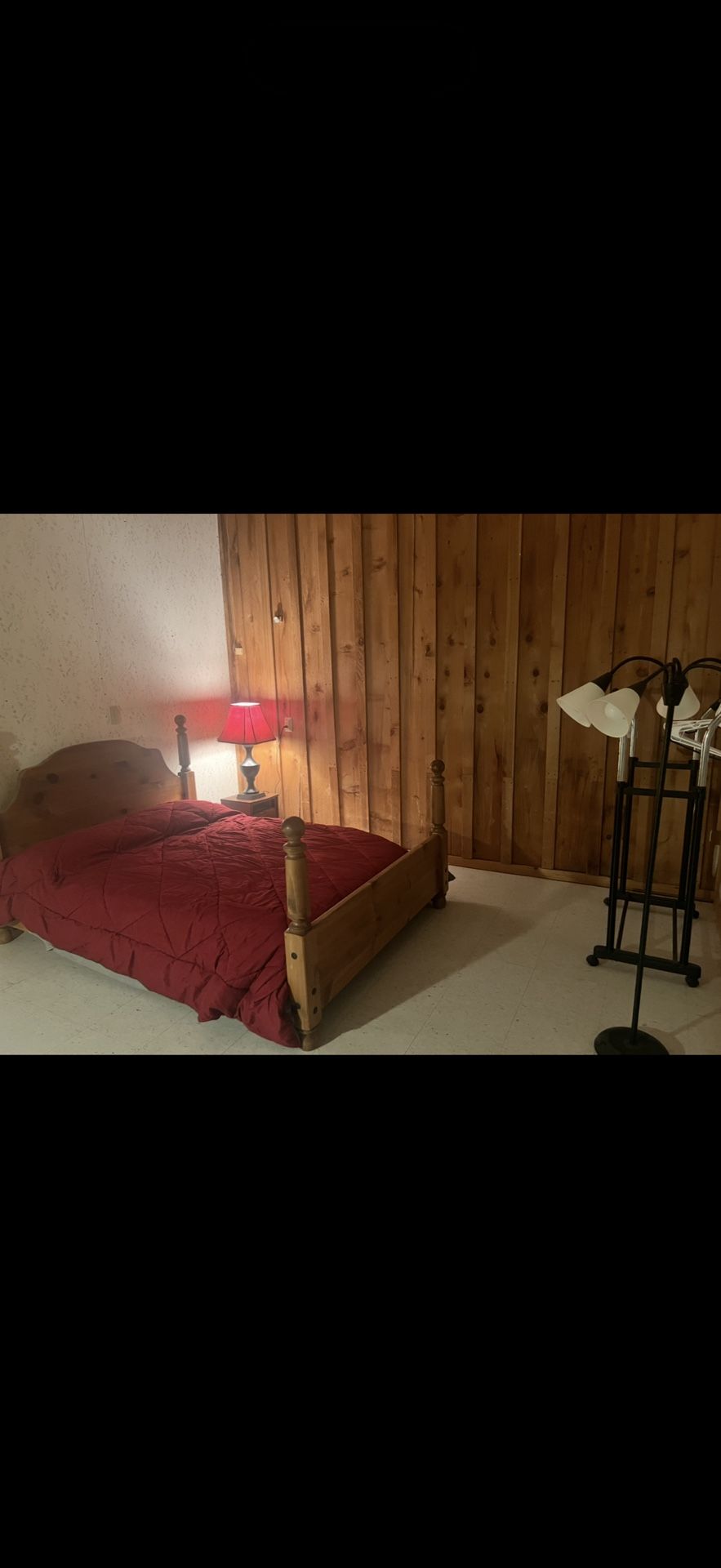 Wooden Frame And Mattress- Full Size