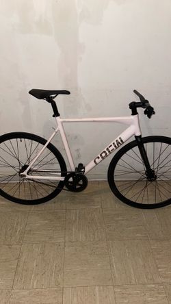 CREW fixie bike all white  the size idk tbh