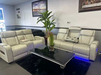 Gray Sofa & Loveseat