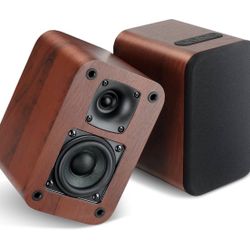 Powered Bluetooth Bookshelf Speakers, 40W Record Player Speakers With 2.75 Inch Woofer, Stereo Speakers With Optical/AUX/TV-ARC Connection For