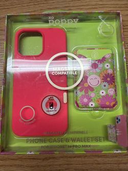 Poppy Phone Case & Wallet Set iPhone 14 Pro Max