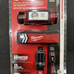 Milwaukee Red Lithium USB 3.0 600L Hard Hat Headlamp