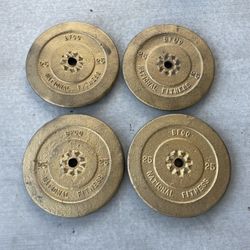BFCO Vintage 25LB x 4 Weight Plates Standard 1”