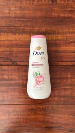 Dove RENEW 24 Hr Renewing Micromoisture Body Wash; 24 Hr Lotion-Soft Skin: Peony + Rose Oil Scent; 20 oz